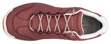 Lowa Wander-Travelschuhe Locarno Low GTX (All-Terrain, Nubukleder, wasserdicht) rotholz/rose Damen